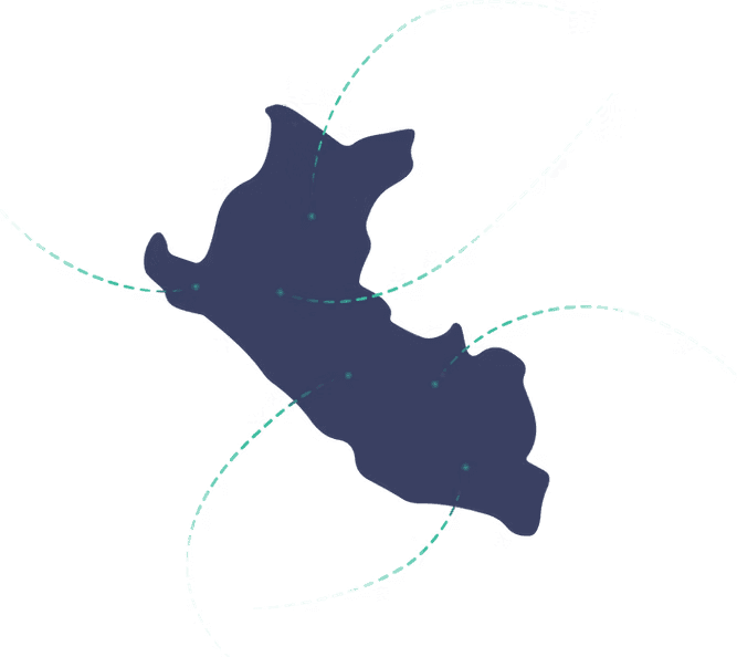 Mapa de envíos a todo el Perú